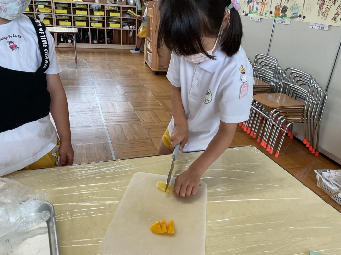 上手に切れたね！